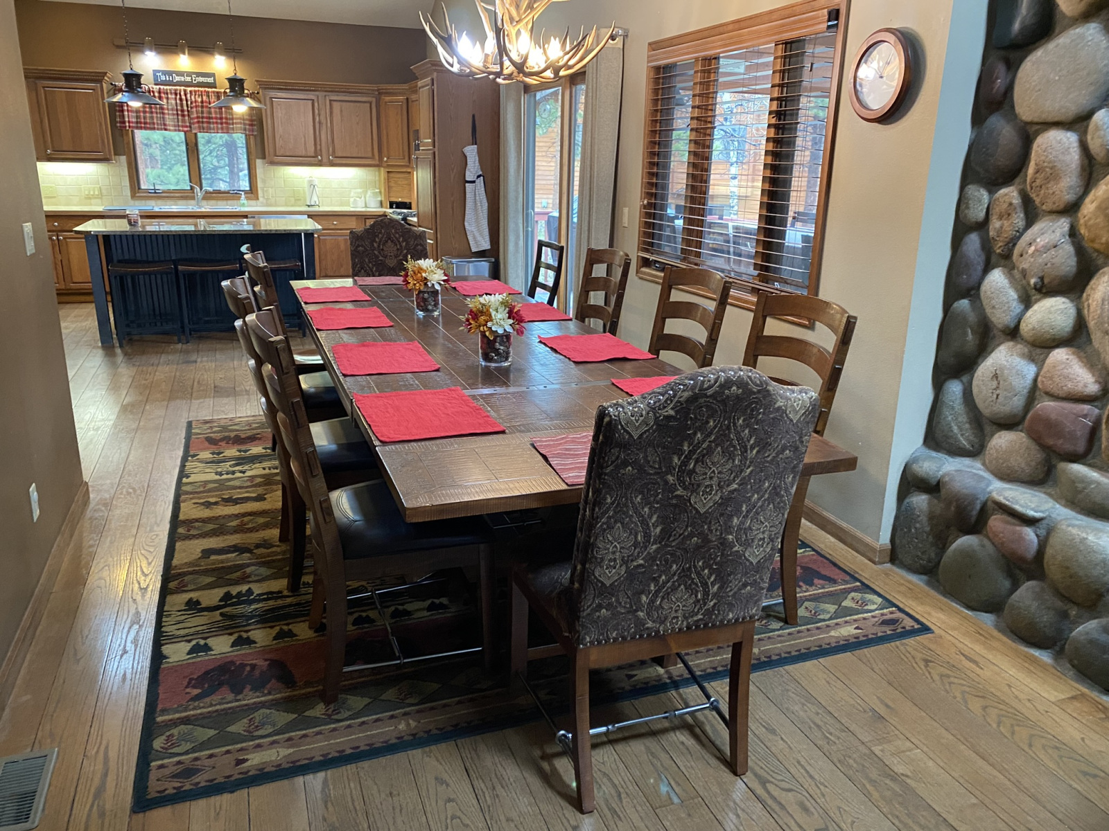 Large dining room table. Large dining room table.