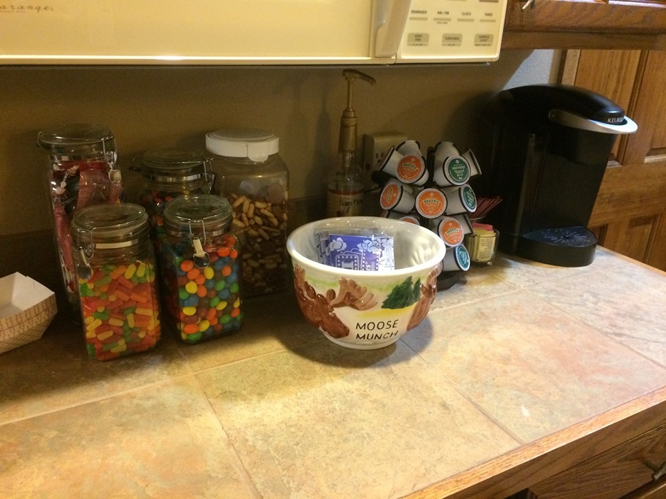 Complimentary snacks Complimentary snacks